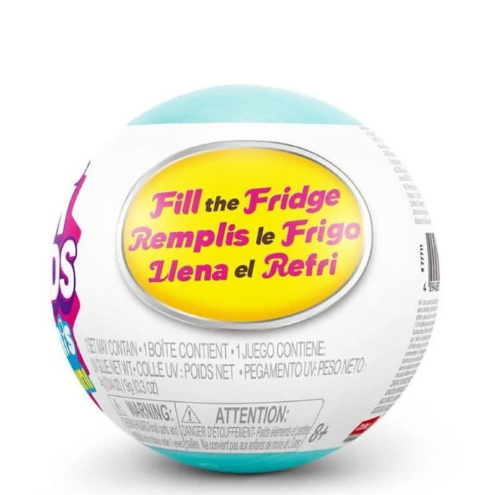 Zuru Mini brand filled refrigerator Mini Display Toy Children's Blind Box Miniature toy Set Girl Gift