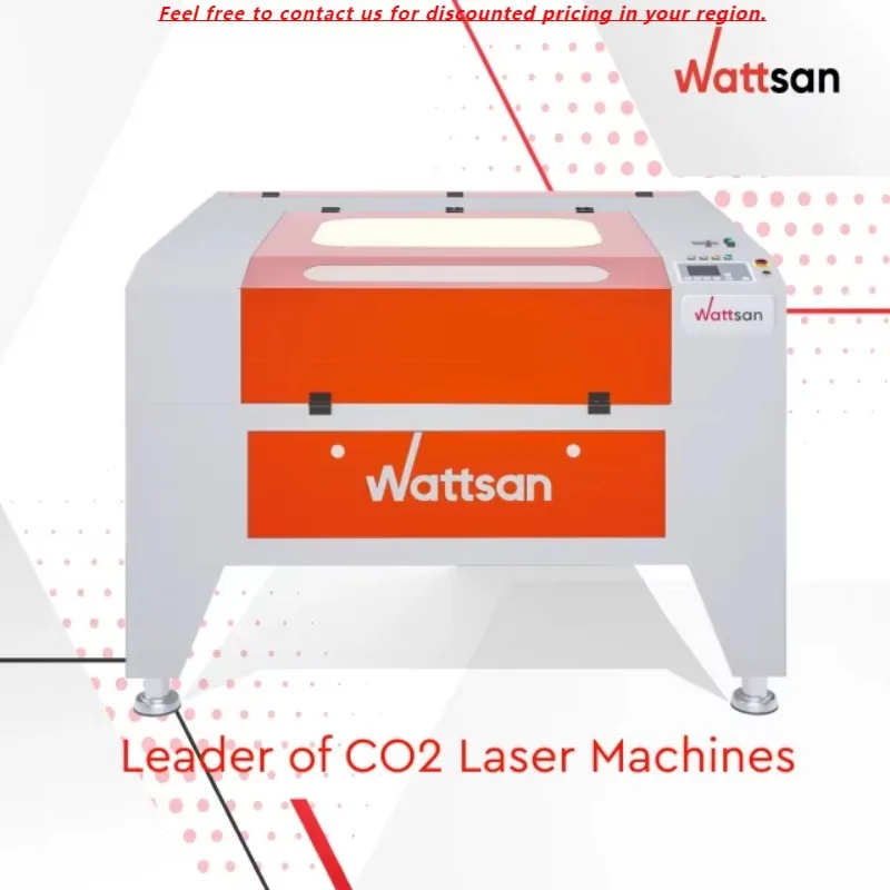 

Wattsan 6090 LT 80w 100w Co2 Laser Cutting Engraving Machines For Wood Plastic Leather Fabric Machines