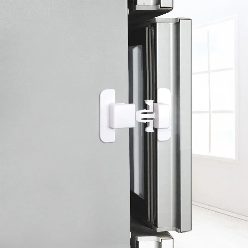 

Durable Anti-Open Unisex Safety Lock White ABS Door Locks Housing Safety