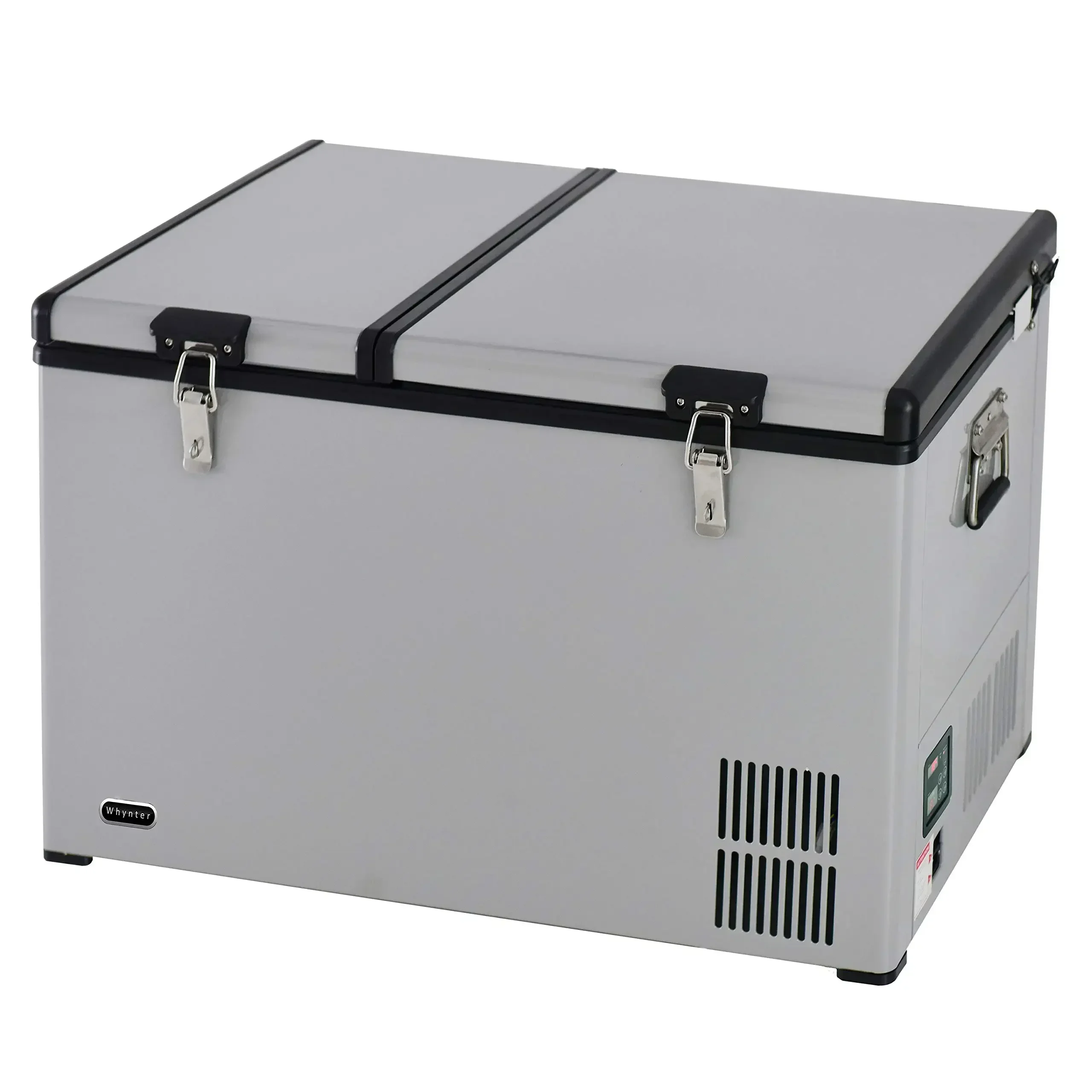 Whynter-Portable Refrigerator and Deep Freezer Chest, Dual Zone, FM-62DZ, 62 Quart, AC 110V, DC 12V