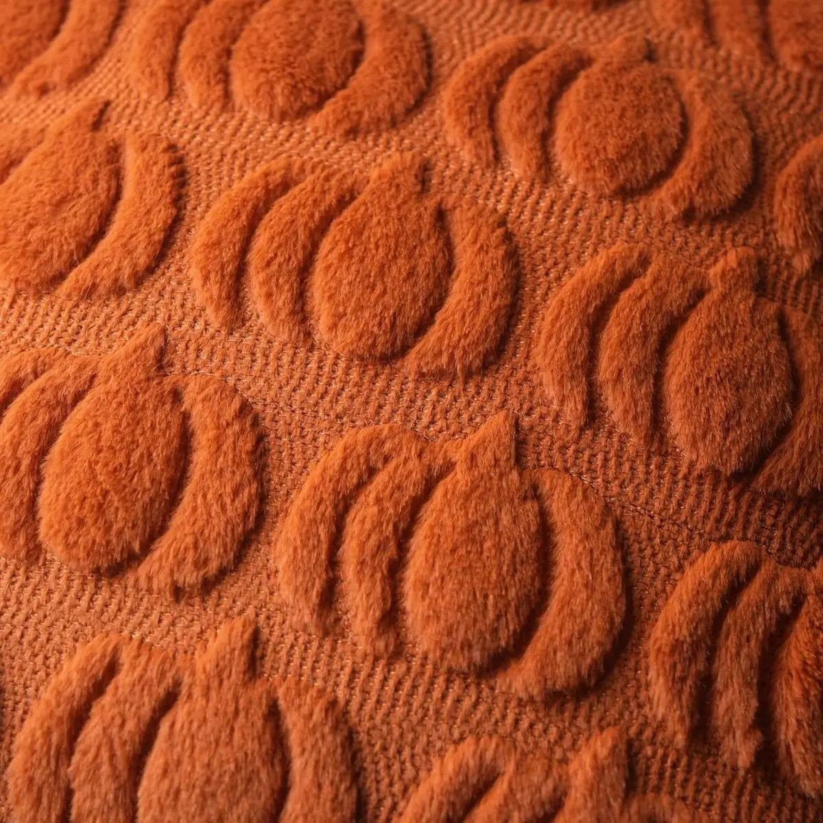 *X07A Fall Pillowcases 18 X 18 Inch Set of 2, Fall Decorative Pumpkin Soft Plush Faux Fur Decor for Fall Halloween