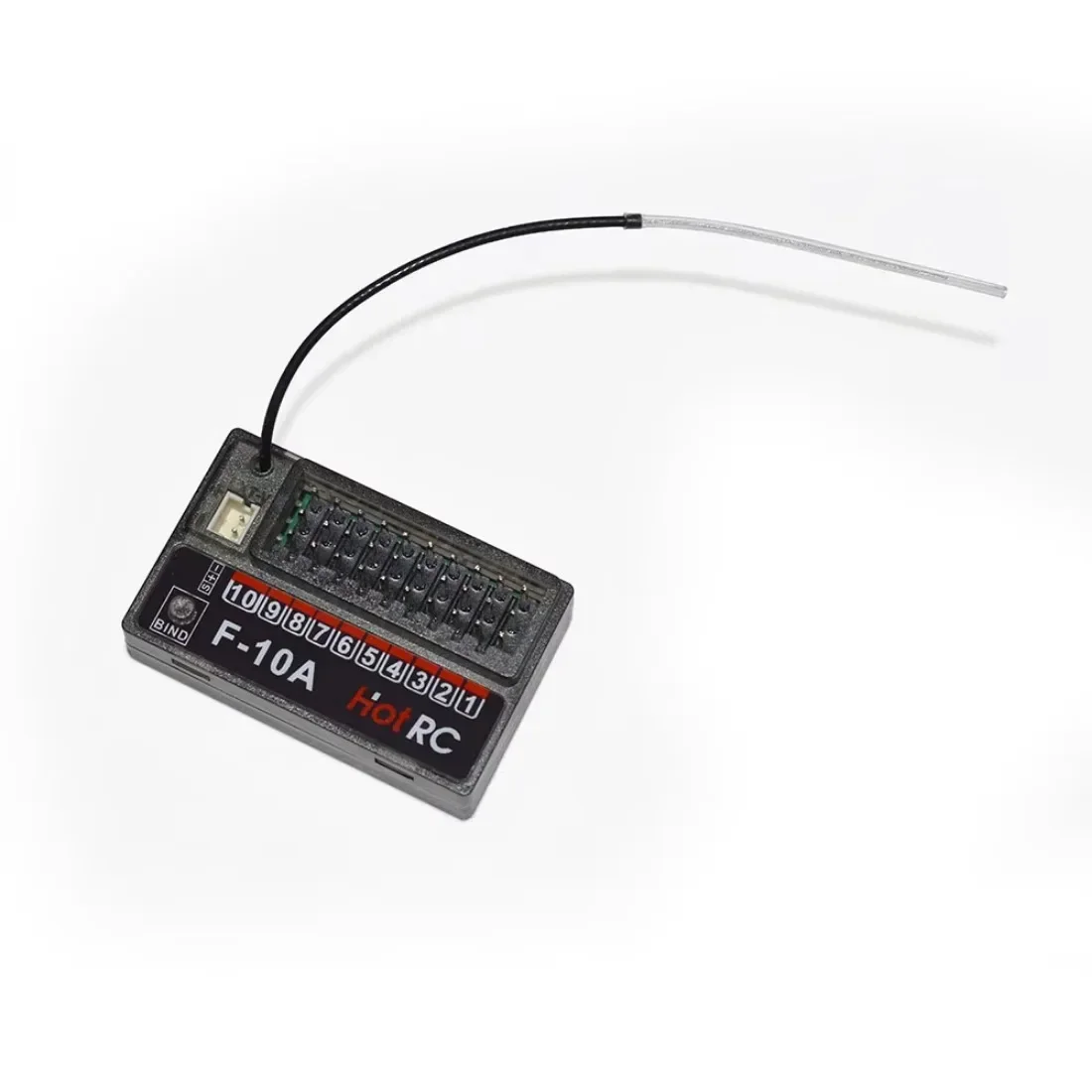 HotRC CT10B 10CH Channel Transmitter CT-10B 2.4G Remote Control 18650 Battery F-10A F-01A 6/8/10CH Gyro Receiver for RC Car Boat