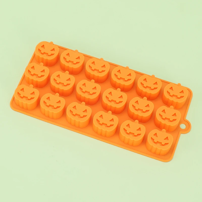 Silicone Chocolate Baking Molds Halloween Pumpkin Cake Decoration Candy Jelly Fondant Cookies Molds Kitchen Tools 3D Accessories