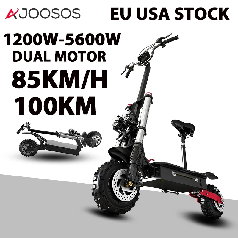 85KM/H Top Speed Electric Scooter 1200W-5600W Powerful Dual Motor Scooter Electric 11