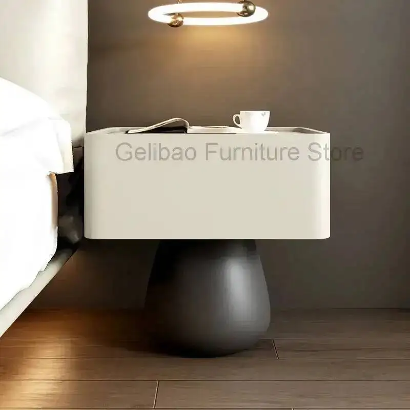 

Luxury Storage Nordic Living Bedside Room Table Modern Nightstand Organizer Comfortable Cute Mesitas De Noche Unique Furniture