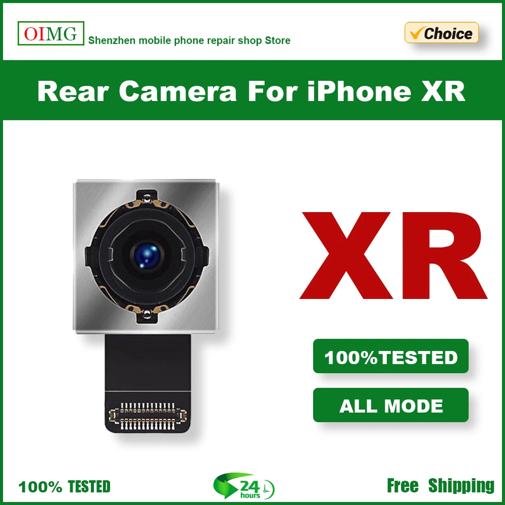 Rear Camera For iPhone XR Back Camera Rear Main Lens Flex Cable Camera+Gift