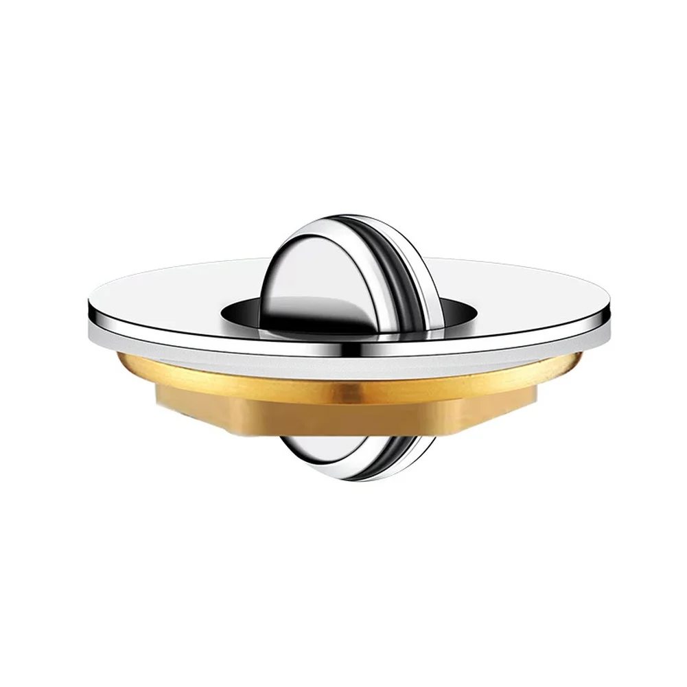 Flip Drain Stopper for Kitchen Sink Stainless Steel Construction with Silicone Seal Ring for Reliable Performance