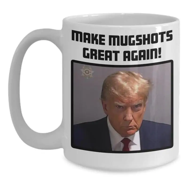 Satirical Trump Inspired Ceramic Mug Hilarious Novelty Gift for Enthusiastic Supporters for Christmas, Birthdays or Occasion