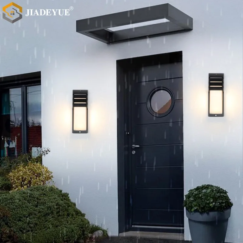 Lámpara LED de pared impermeable para exteriores, iluminación para jardín, balcón, pasillo y patio, ip65