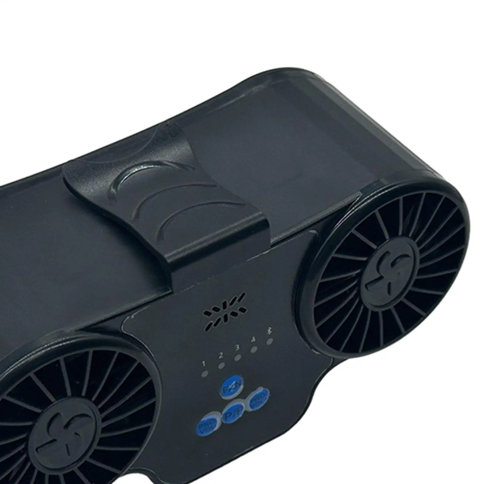 Ventilador multifunções com alto-falante, cintura Clip Fan, 4 velocidades, vento, pessoal, portátil, cinto, ao ar livre, viagens, pesca, caminhadas, Camping