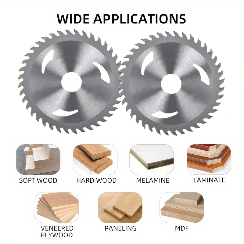 1 قطعة 4 بوصة شفرة منشار دائري أسطوانة تقطيع الخشب 30/40 الأسنان 20 مللي متر تتحمل شفرة منشار كربيد للخشب TCT أسطوانة تقطيع النجارة #6