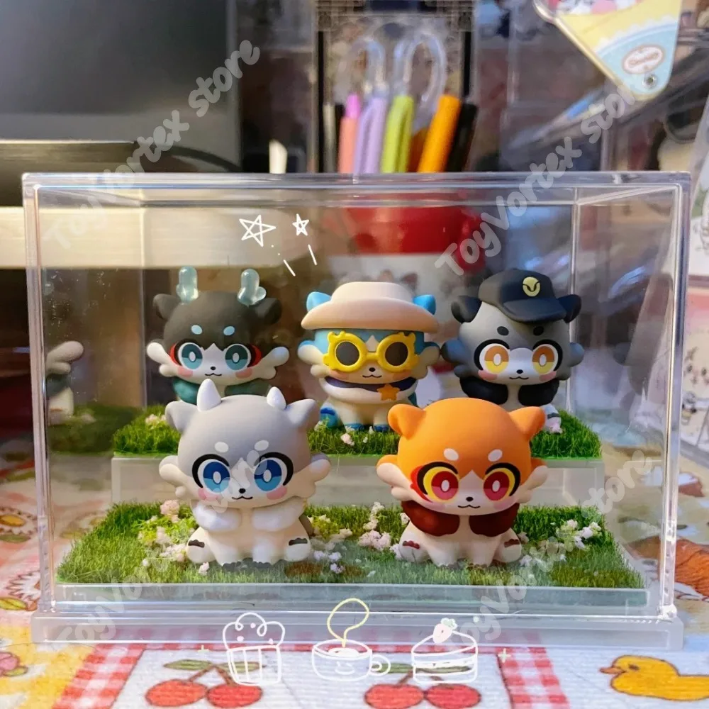 มีสินค้าในสต็อก [ของแท้] Honkai Star Rail Awoo Awoo Chimera Mini Blind Box ของสะสม ของตกแต่ง การ์ตูน ของขวัญฮาโลวีน