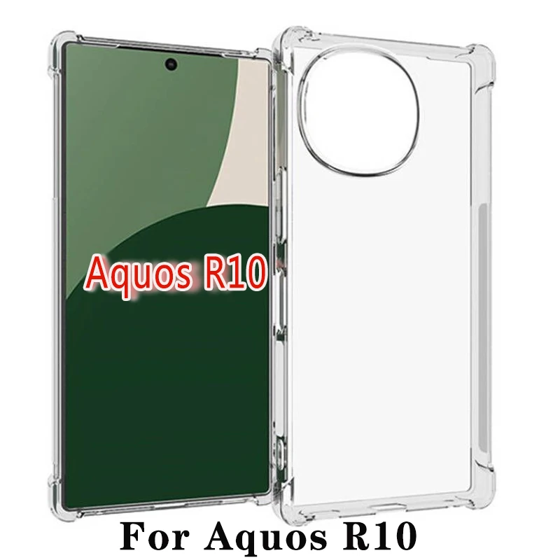 Para Sharp Aquos R10 SH-51F funda de cojín de aire a prueba de golpes Airbag funda trasera de silicona transparente TPU funda de teléfono mate para Sharp R10 SH51F