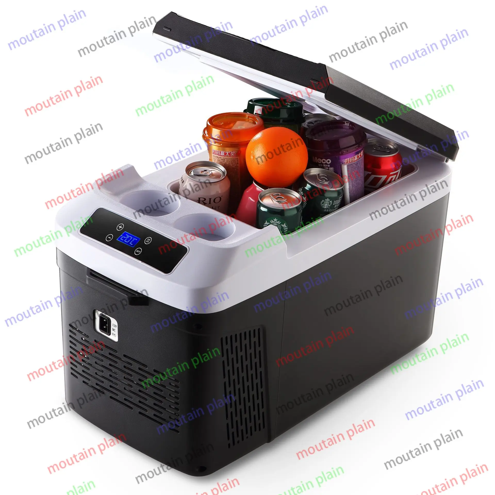 24V Car Refrigerator Large Truck Truck Special 12V Car Household Small Mini Mini Refrigerator Dual Use in Car and Home