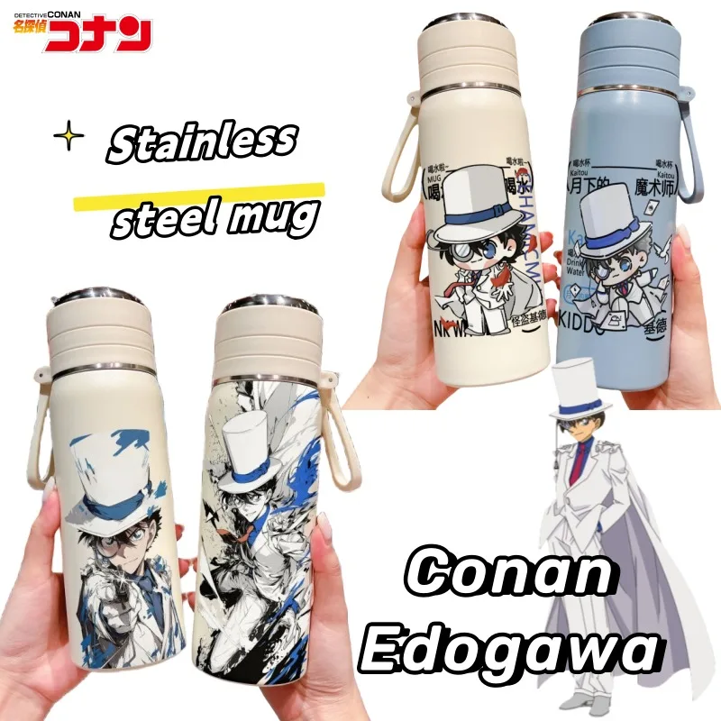

Детектив Конан Конан Эдогава Ака Шуичи Рэйчел Мур Аниме Периферийные устройства Креативная кружка-термос большой емкости из нержавеющей стали