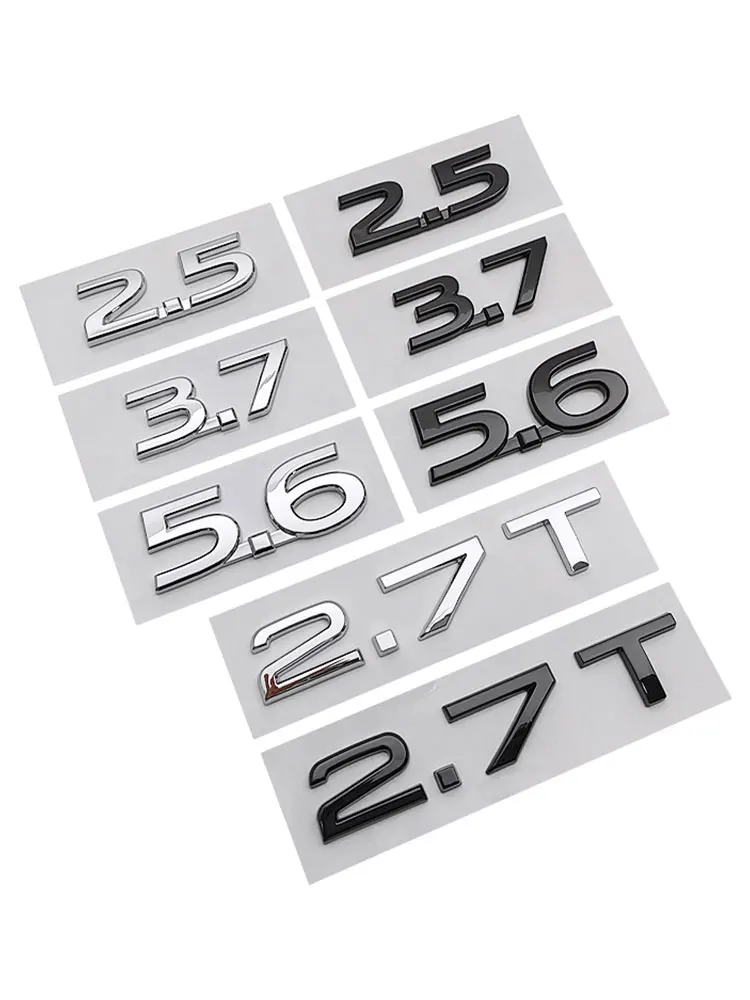 

for finidi Suitable 2.5 3.7 5.6 2.7T displacement standard body spatter rear tail and joined digital self-adhesive label
