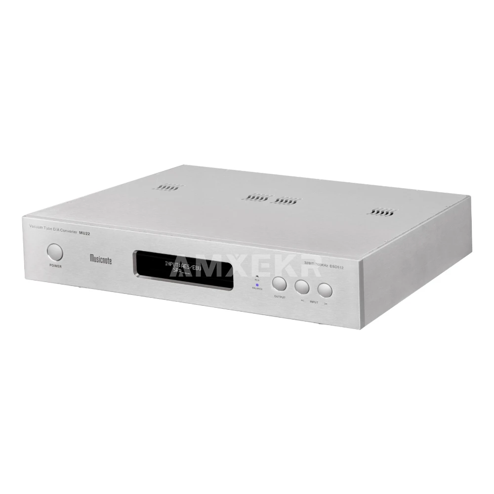Musicnote MU22 MKII High-End DAC Audio Decoder with Dual 9038Pro Balanced Inputs, Bluetooth, Optical Input, and Display Screen