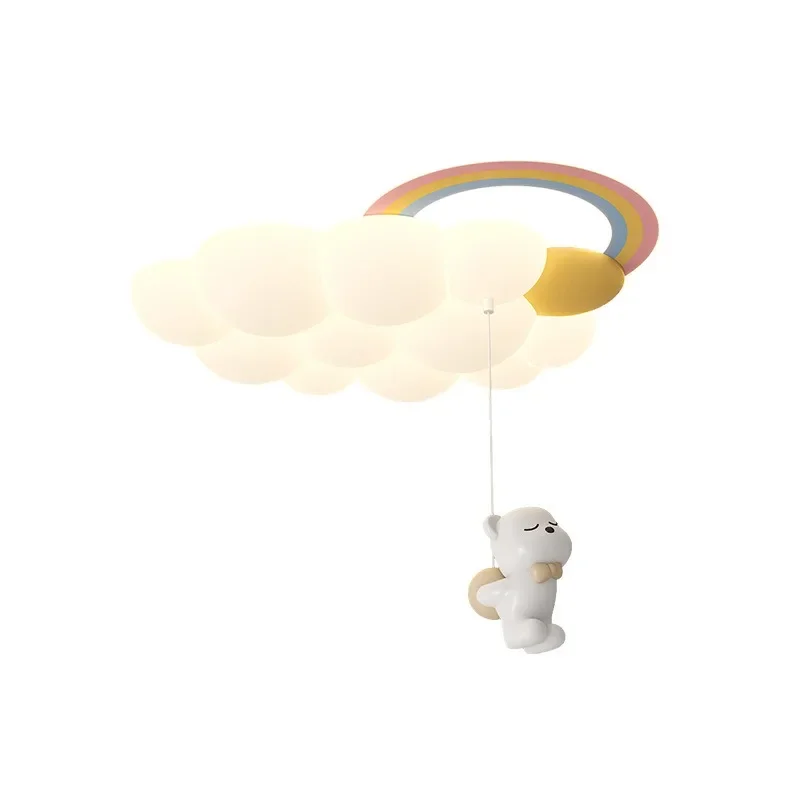 

Full Spectrum Eye Protection Modern Simple Personality Creative Cartoon Rainbow Children's Room Ceiling Light