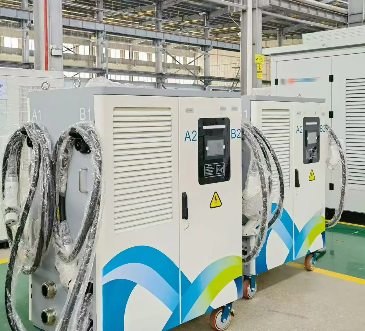 New DC Fast EV Movable Charging Station with High Efficiency Over 100kW