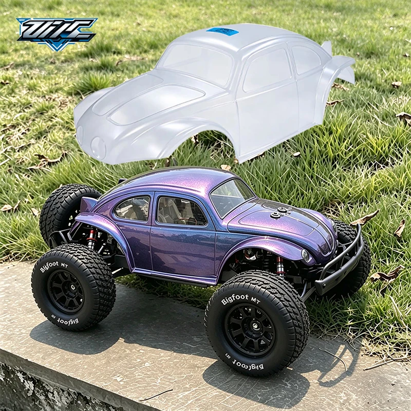 Rc Crawler Body Shell Clear 313Mm - 소프트 쉘 PC 클리어 빈티지 비틀