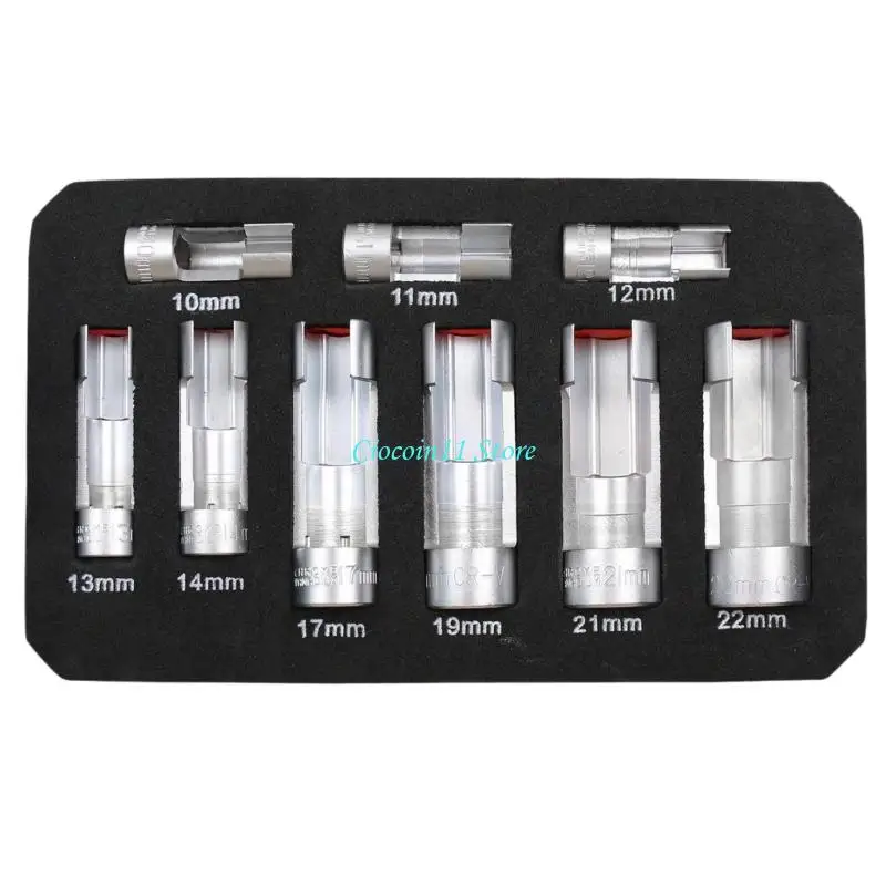 

Y1UB Oxygen Sensors Socket Removal Tool Pack of 9 10-22mm for Efficient Auto Service
