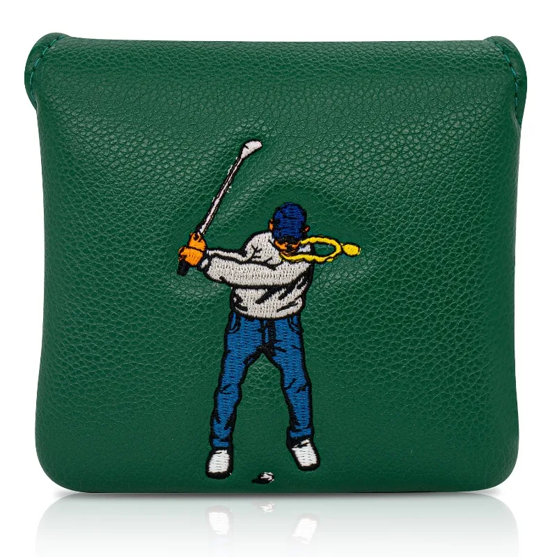 ฝาครอบหัวไม้กอล์ฟทรงสี่เหลี่ยม, วัสดุสังเคราะห์ทนทาน, หลายสีให้เลือก, อุปกรณ์เสริมสำหรับกอล์ฟ