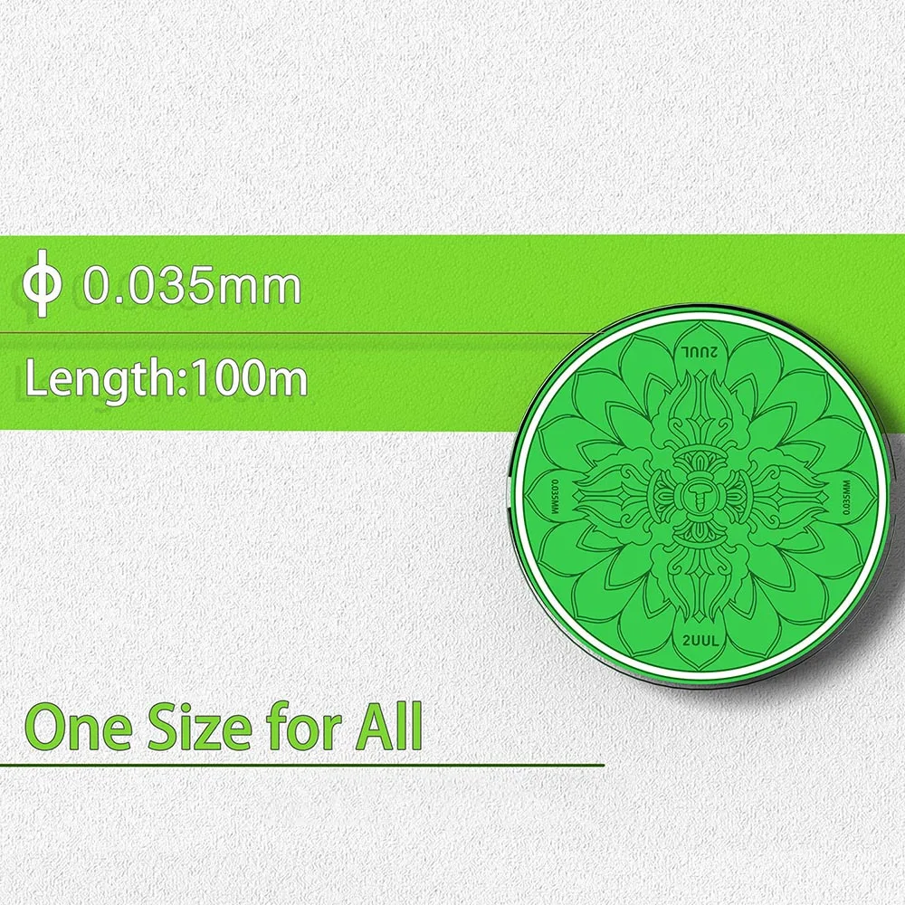5pcs 0.035mm 2UUL Vajra Wire Universal Carbon Steel Wire Line for iPhone Samsung Mobile Phone LCD Touch Screen Separating Tool