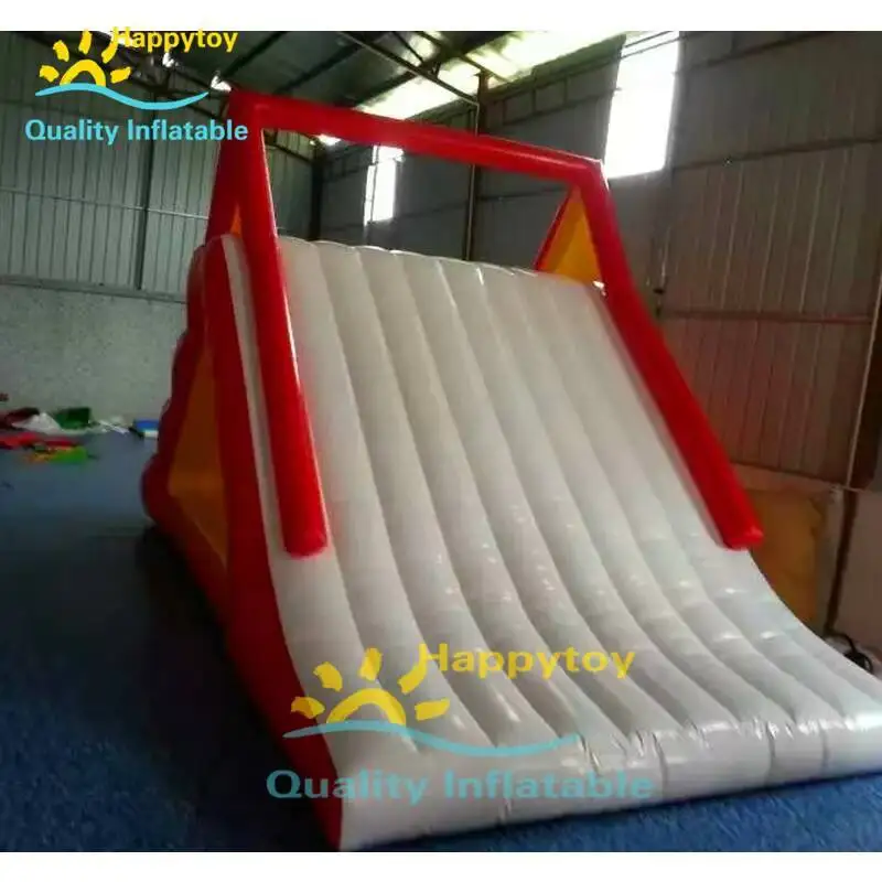 

Water Giant Floating Inflatable Ice Climbing Inflatable Glacier Slide For Water Park