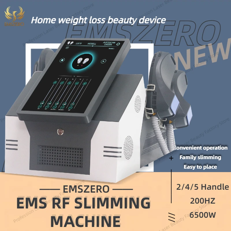 

EMSzero EMS Sculpting Machine 15T Electro Magnetic Muscle Stimulator 6500W Slimming Machine Weight Loss Device