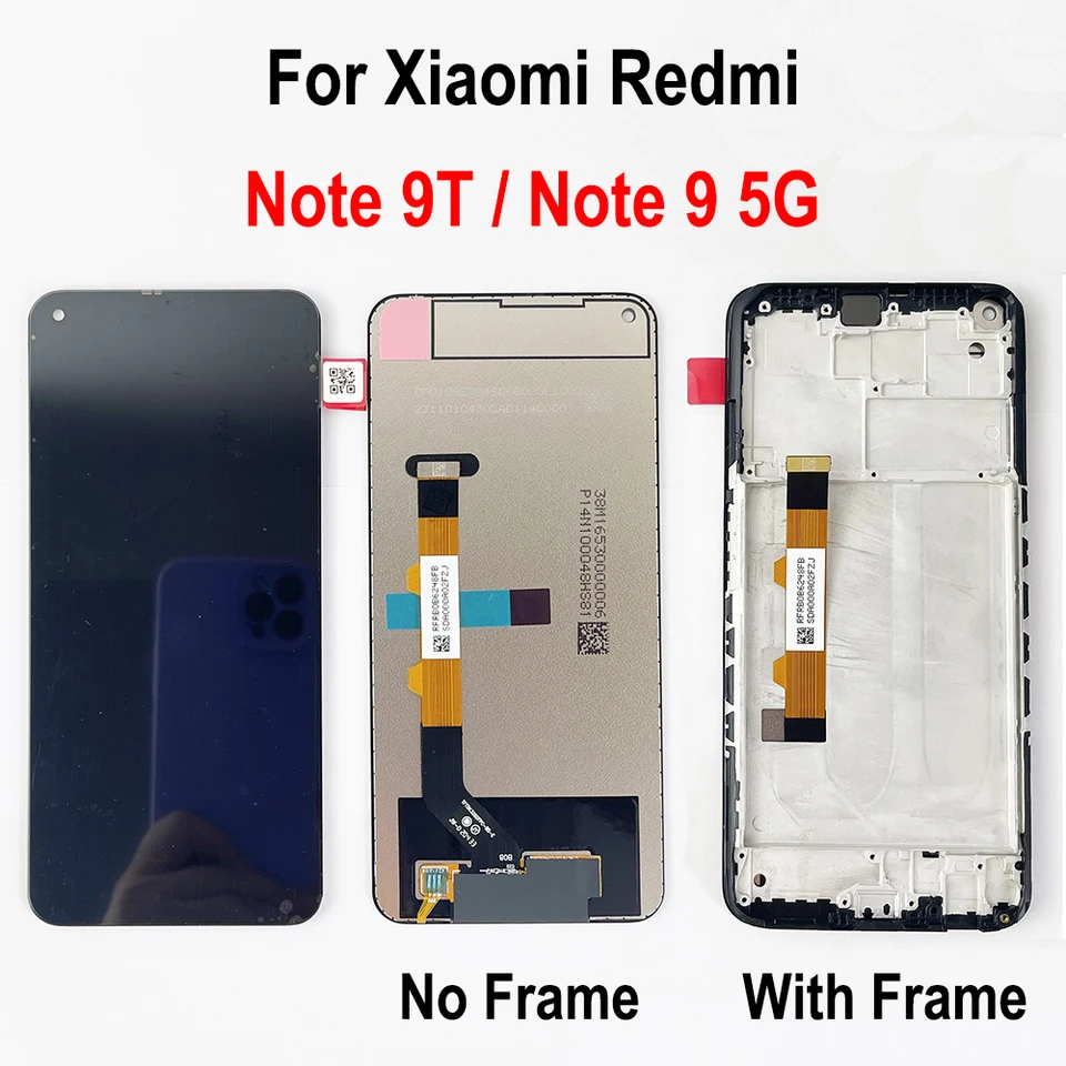 M2007J22G LCD For Xiaomi Redmi Note 9T LCD Display Screen Touch