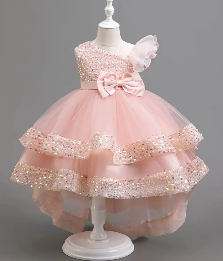 

Новое праздничное платье для девочек, детские платья для выступлений, детская танцевальная одежда, одежда для девочек