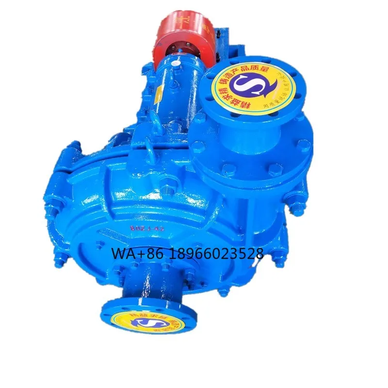 ZJ Large Flow Mine Coal Washing Plant Sand Suction Pump Supply High Chromium Alloy Horizontal Centrifuga Slurry Pump