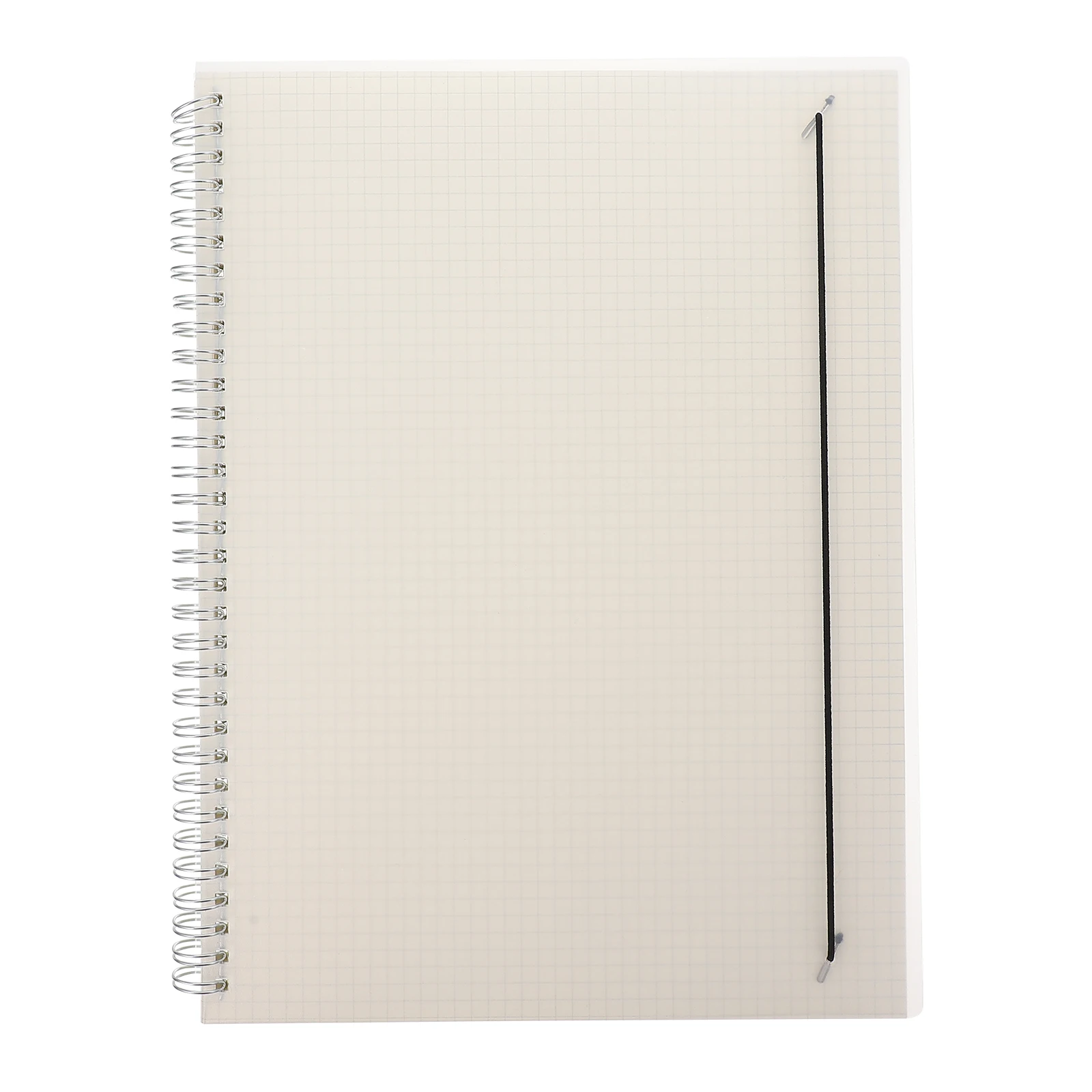 

Transparent Matte Cover Notebook A5 Size Students Planner Diary Journal Note Pad Classroom Bedroom Study Living Room