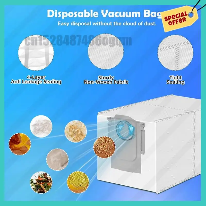 -ABJZ Replacement Parts For Roborock Saros 10R / G20S Vacuum Cleaner Main Side Brushes HEPA Filter Mop Pads Dust Bag