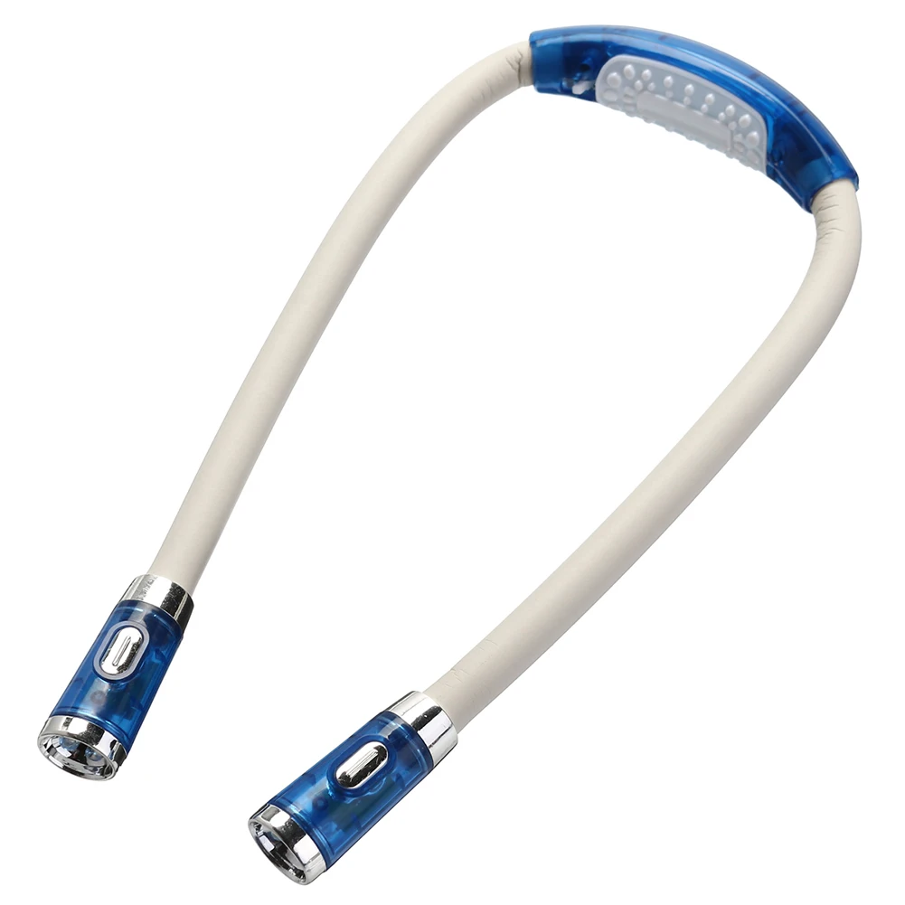 ABS LED مرنة يدوي عناق الرقبة قراءة كتاب ضوء مصباح الشعلة مصباح يدوي متعدد الوظائف مصباح العمل القابلة لإعادة الشحن