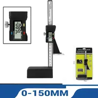 0-150mm Digital Height Gauge Electronic Digital Height Gauge Vernier Caliper Ruler Wood Table Marking Ruler With Magnetic Base