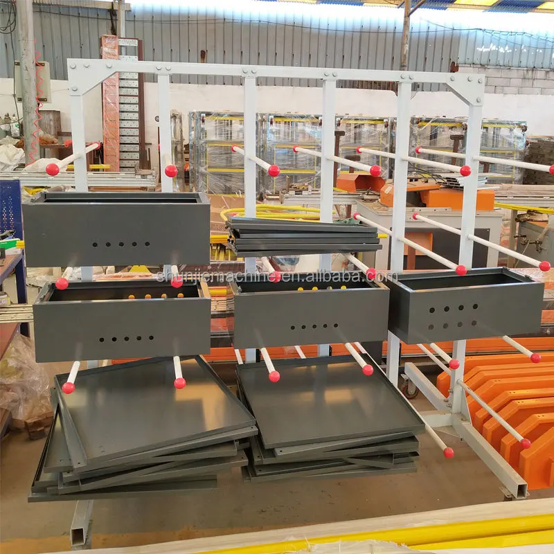 คุณภาพสูง 5 ชั้น Cantilevered แขวนล้อแขวนแร็คสําหรับท่อโลหะอลูมิเนียม