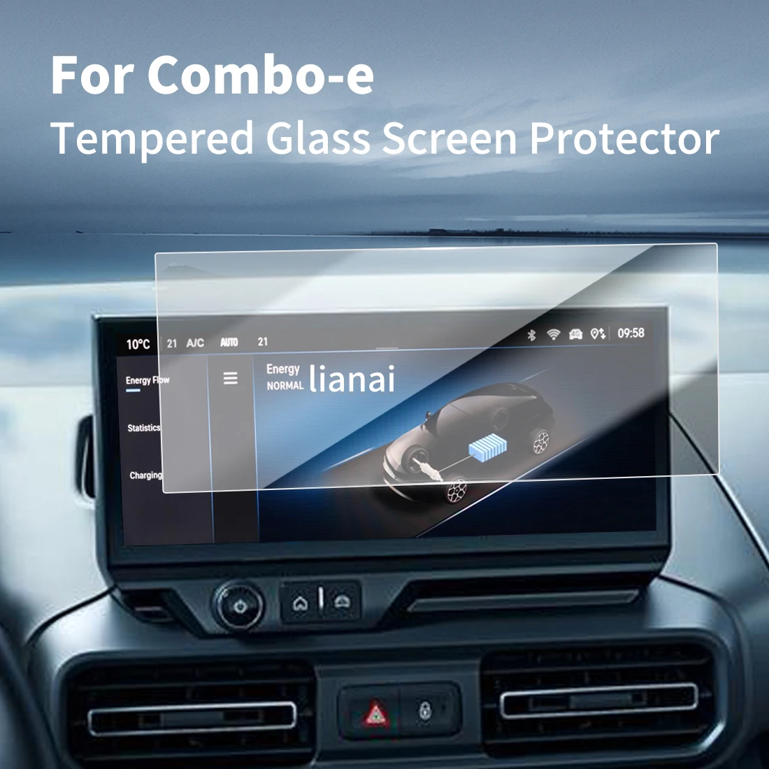 

Carplay Screen Protector Tempered Glass Protective Film Navigator Car Stickers Accessories For22 Opel Combo-e