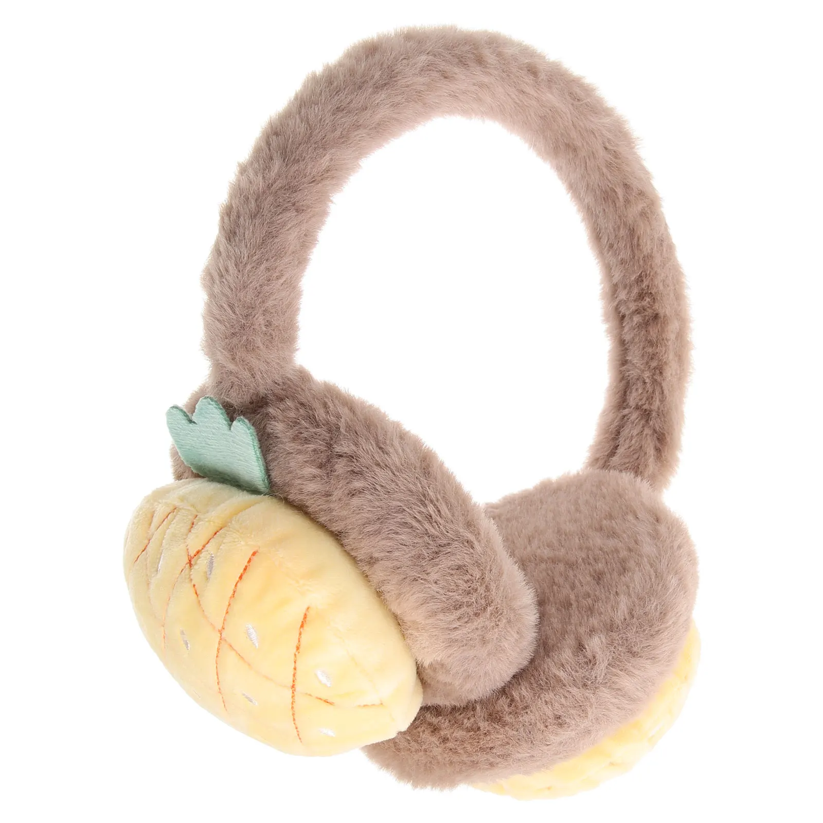 

Warm Earmuffs Warmer Headband for Women Pineapple Cover Yellow Womens Winter