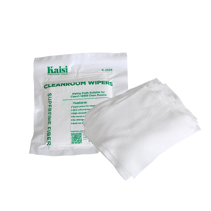 Kaisi – essuie-glace doux pour nettoyage de salle blanche, chiffon anti-poussière, papier sans poussière, outil de réparation LCD pour 200 salles blanches, Class1-10000 pièces/sac