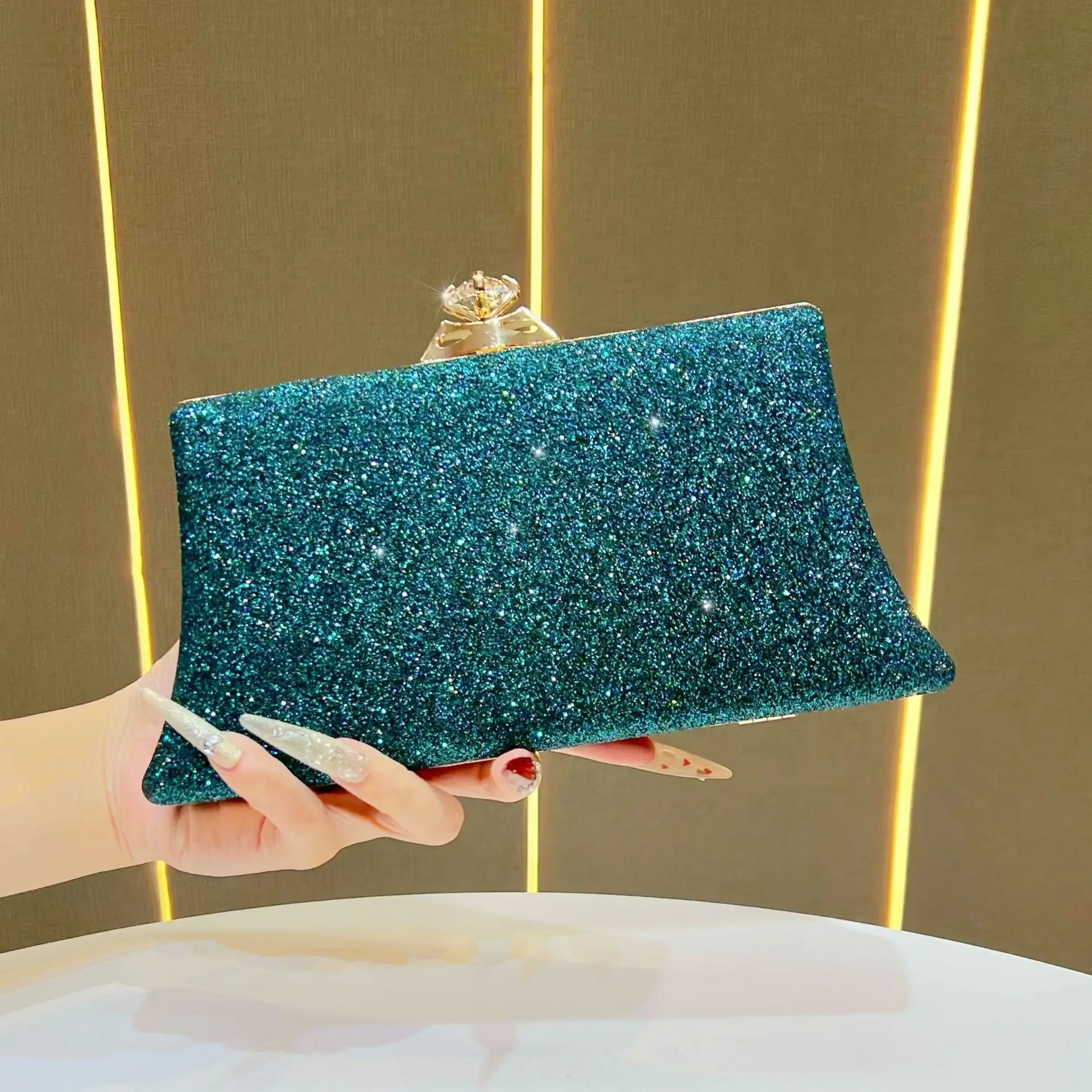 حقيبة يد المشاهير الراقية، مزاج الموضة، حقيبة العشاء، حقيبة الكتف رسول.