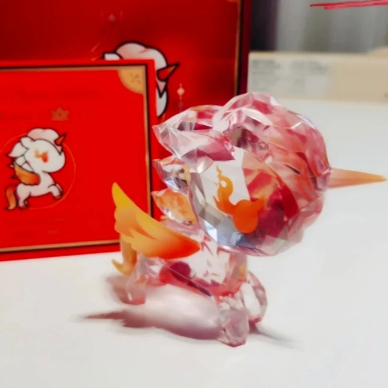 

Tokidoki Sky Girl Unicorno пятидюймовая фигурка радужного цвета с кристаллами ручной работы модная кукла дизайнерские украшения милые игрушки подарки