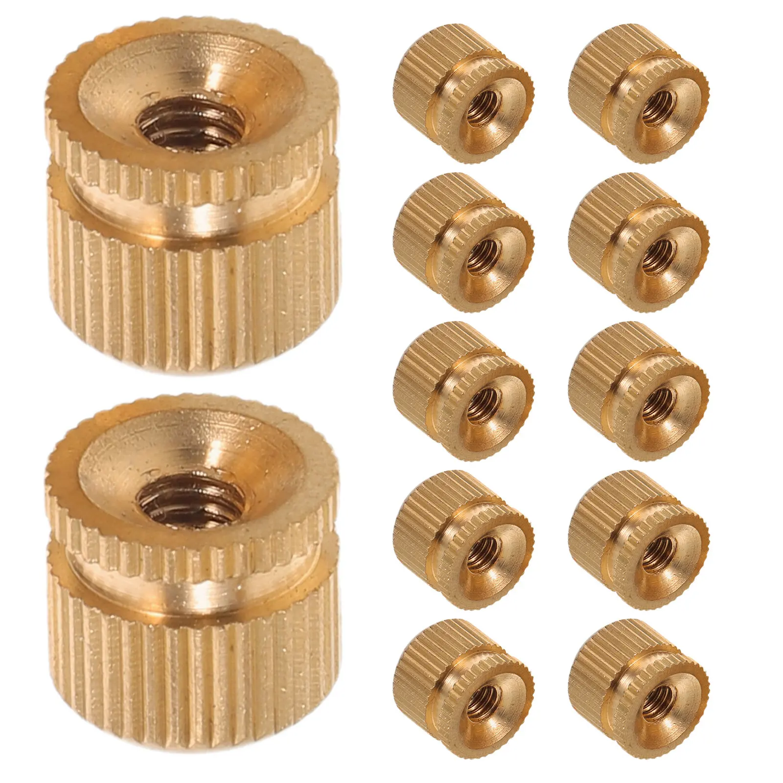 15Pcs Pure Copper Lamp Finial Nut Caps M4 Thread for Ceiling Lights Chandeliers Wall Sconces Pendant Lamps Lampshade Hardware