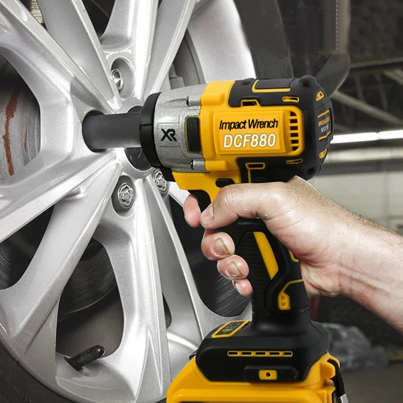 DCF880 مفتاح ربط لاسلكي 20 فولت أصلي 3300 دورة في الدقيقة قابل لإعادة الشحن 13 مللي متر كهربائي لمفتاح بطارية ليثيوم ديوالت 203 نانومتر أداة كهربائية #1