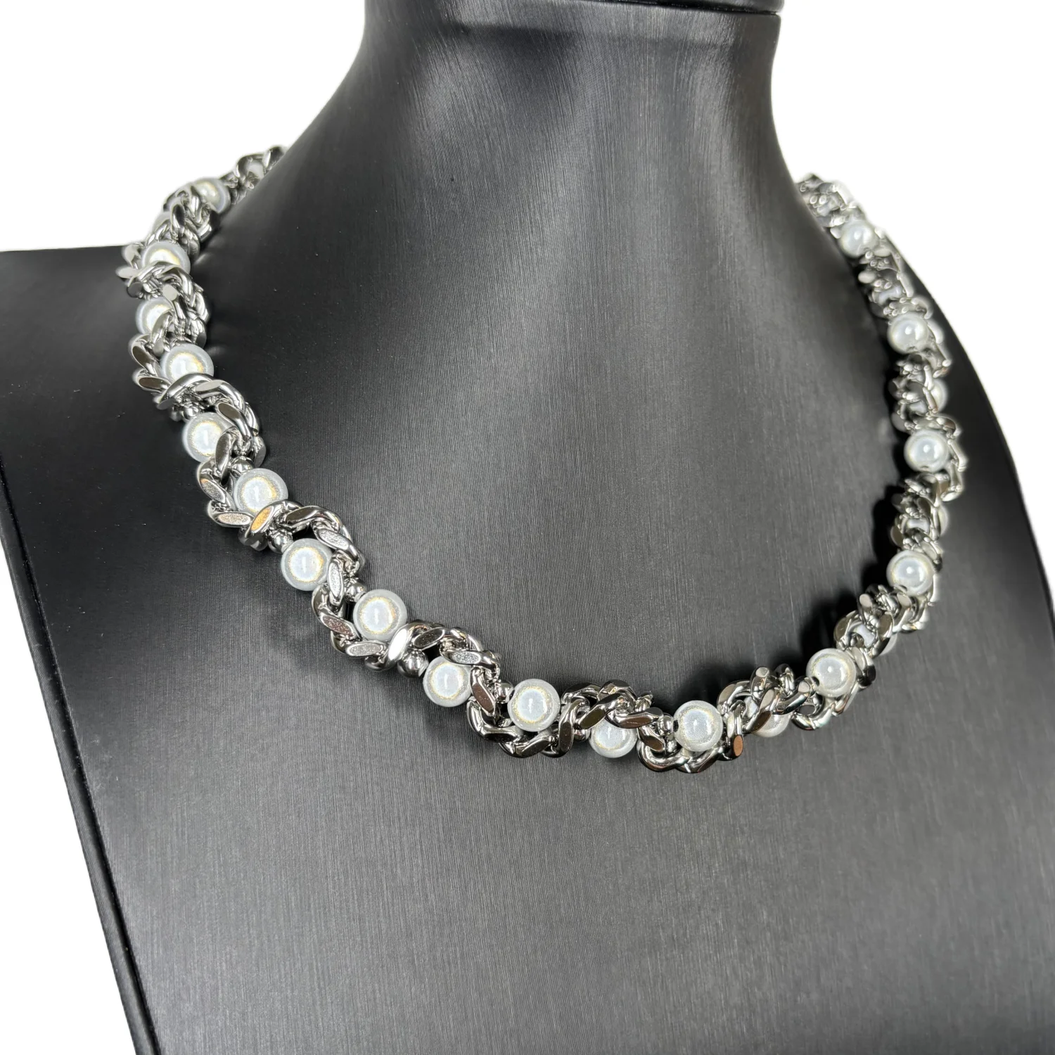 فاسق الجرونج روك الكوبي مضيئة اللؤلؤ سلسلة قلادة كول موضة اليدوية قلادة القوطي سحر مجوهرات الهيب هوب الملحقات #3