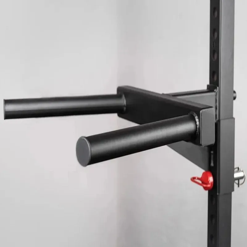 Adjustable Foldable Multi Grip Dip Bar Attachment for Power Cage Squat Rack CF Home Gym Full Upper Body Muscle Training Fitness - view 2