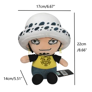 · D · لعبة لوفي أفخم ، قانون المياه Trafalgar D ، توني توني المروحية ، دمى محشوة ، هدية للأطفال أفضل 8 أفخم لوفي مبيعا - رقم 1