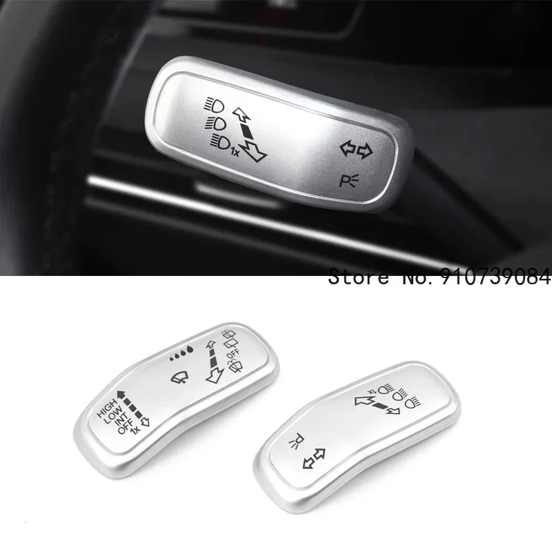 Interior Steering Wheel Headlight Switch Control Cover Wiper Switch Trim for VW Golf 7 7.5 MK7 Golf 8 MK8 Accessories 2015-2023