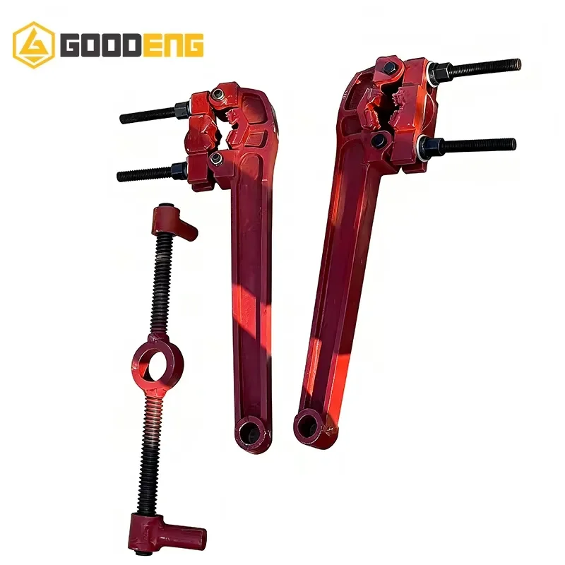 GOODENG Premium 60-83 Manual Clamp Wrench - Breaking Tool for Hard Drive Drill Pipes, Protecting Threads