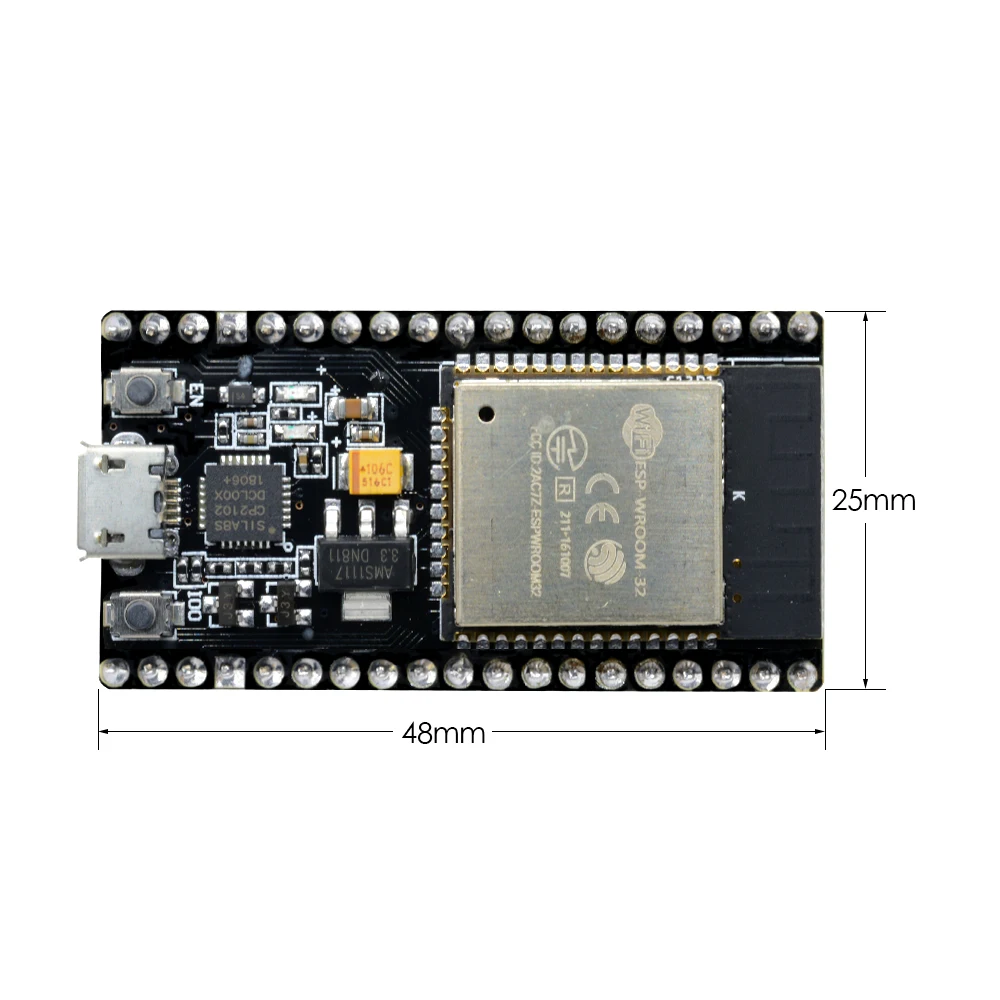 ESP32 Development Board Breakout Board GPIO 1 Into 2 for 38 Pin Compatible with NodeMCU-32S Lua Expansion Board ESP-32S CP2102